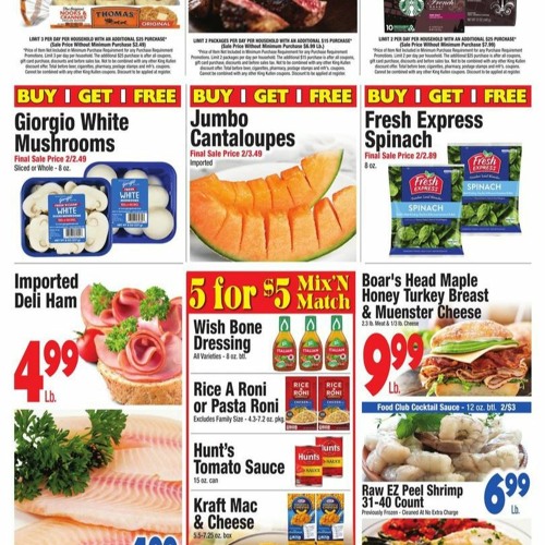 Stream King Kullen Circular for This Week by Find Weekly Ads Listen
