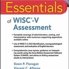 ( FNv ) Essentials of WISC-V Assessment (Essentials of Psychological Assessment) by  Dawn P. Flanaga