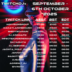 Live @ Twitch.tv/SivroTV - 10/05/2025 [Twitch DJs Organic/Melodic/Progressive Raid Train]