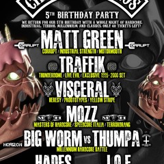 BIG WORM vs THUMPA @ CHAPEL OF CHAOS 5TH BIRTHDAY