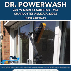 What is Professional Window Cleaning in Charlottesville, VA? Dr. Powerwash Has the Answer