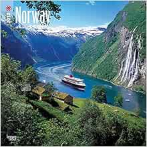 View KINDLE ✉️ Norway 2018 12 x 12 Inch Monthly Square Wall Calendar, Travel Europe S