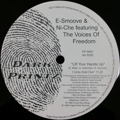 Lift Your Hands Up (Stephan Grondin X-Union Unity Second Mix) Unreleased in 1999