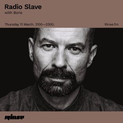DJ MIX FOR RADIO SLAVE (RINSE FM)