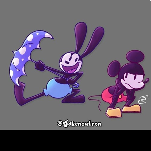 loser baby but Oswald and mickey by jakeneutron