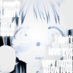 I can't see love.
