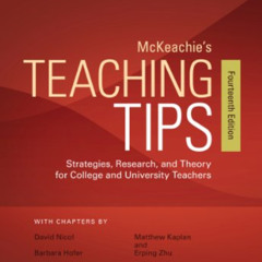 FREE EPUB 🧡 McKeachie's Teaching Tips: Strategies, Research, and Theory for College