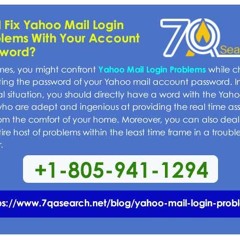 Can I Fix Yahoo Mail Login Problems With Your Account Password