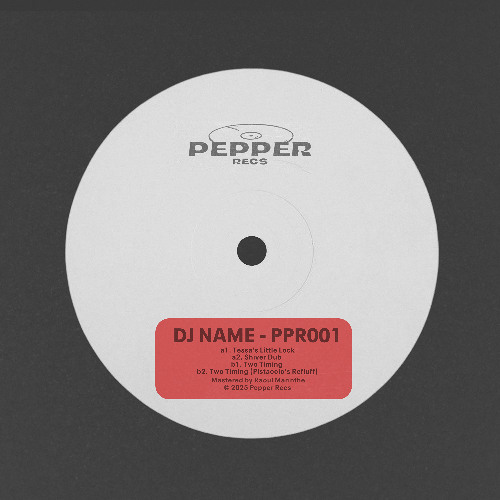 PREMIERE: DJ Name - 'Two Timing (Pistaccio's Refluff)' [Pepper Recs]