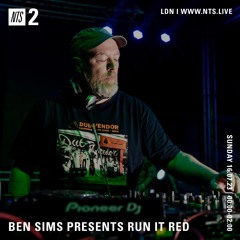 BEN SIMS Pres RUN IT RED 101. July 2023