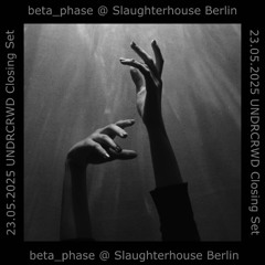 beta_phase @ Slaughterhouse Berlin 23.05.2025 UNDRCRWD Closing Set