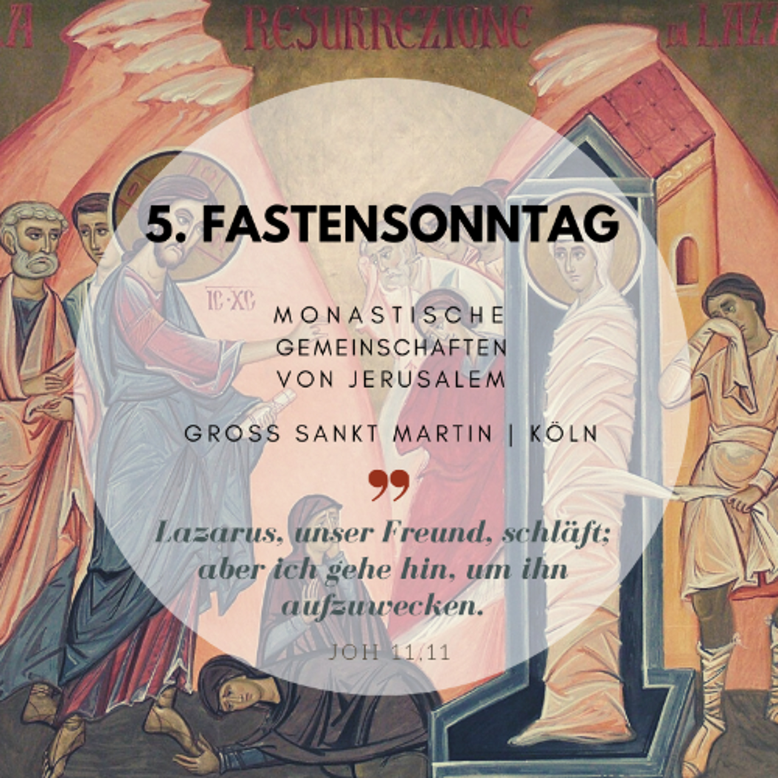 Wortgottesdienst inkl. Predigt (Pfr. Thomas Frings) | 22.03.26 | 5. Fastensonntag |Gem. Jerusalem episode artwork