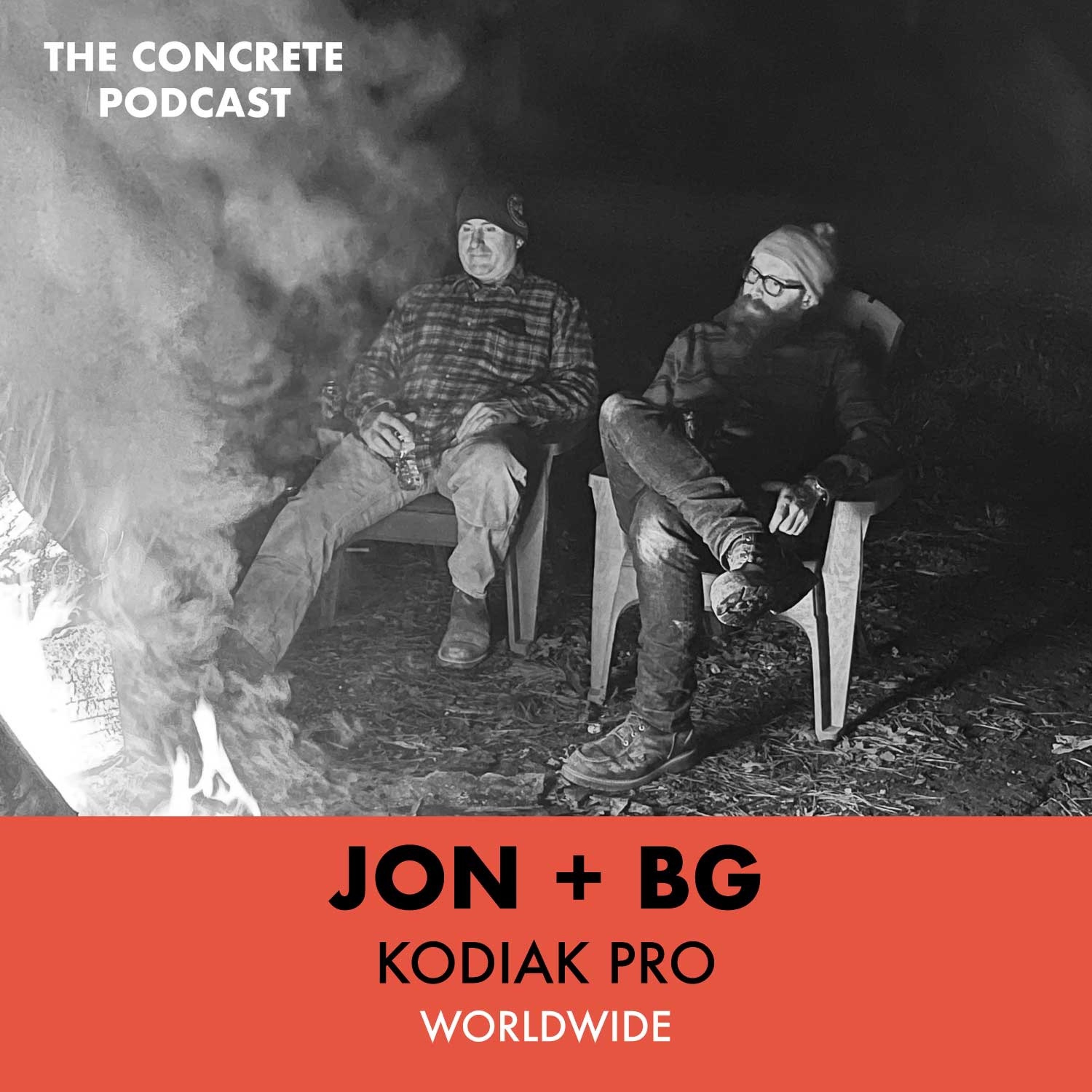 Jon + BG, Kodiak Pro - How to Properly Acid Etch Concrete, and being a 'Concrete Bastard' episode artwork