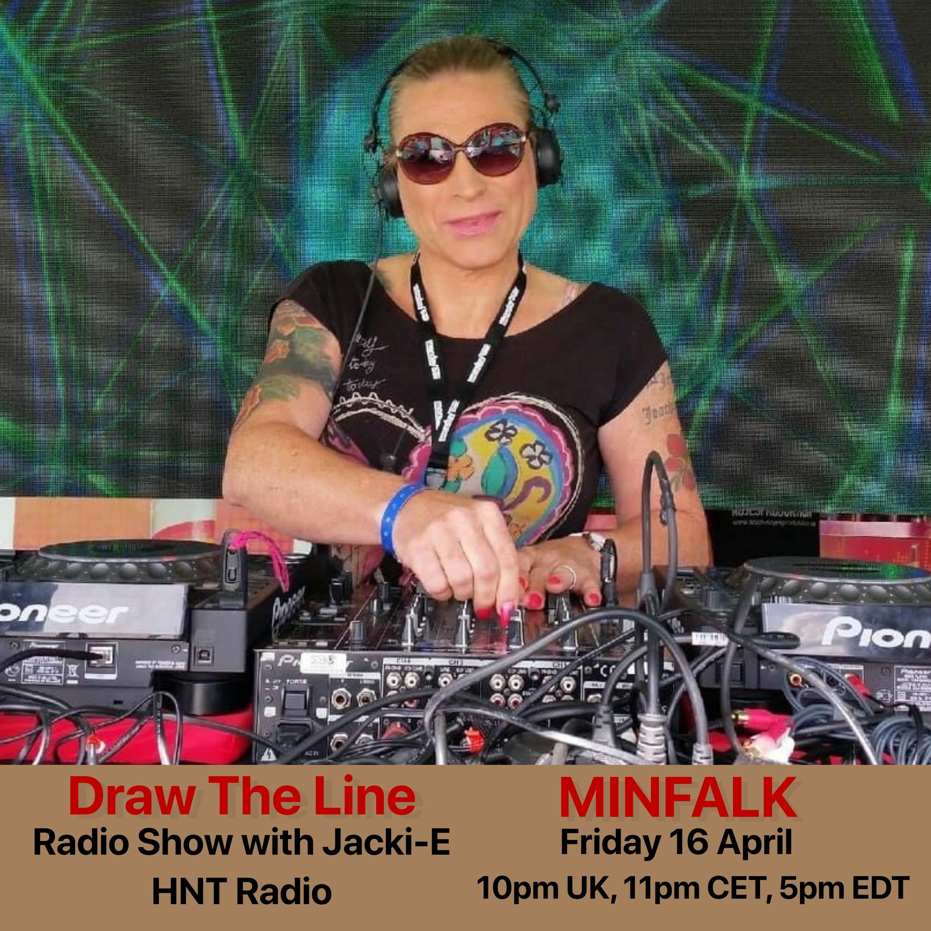 Jacki-E and Draw The Line Radio Show
