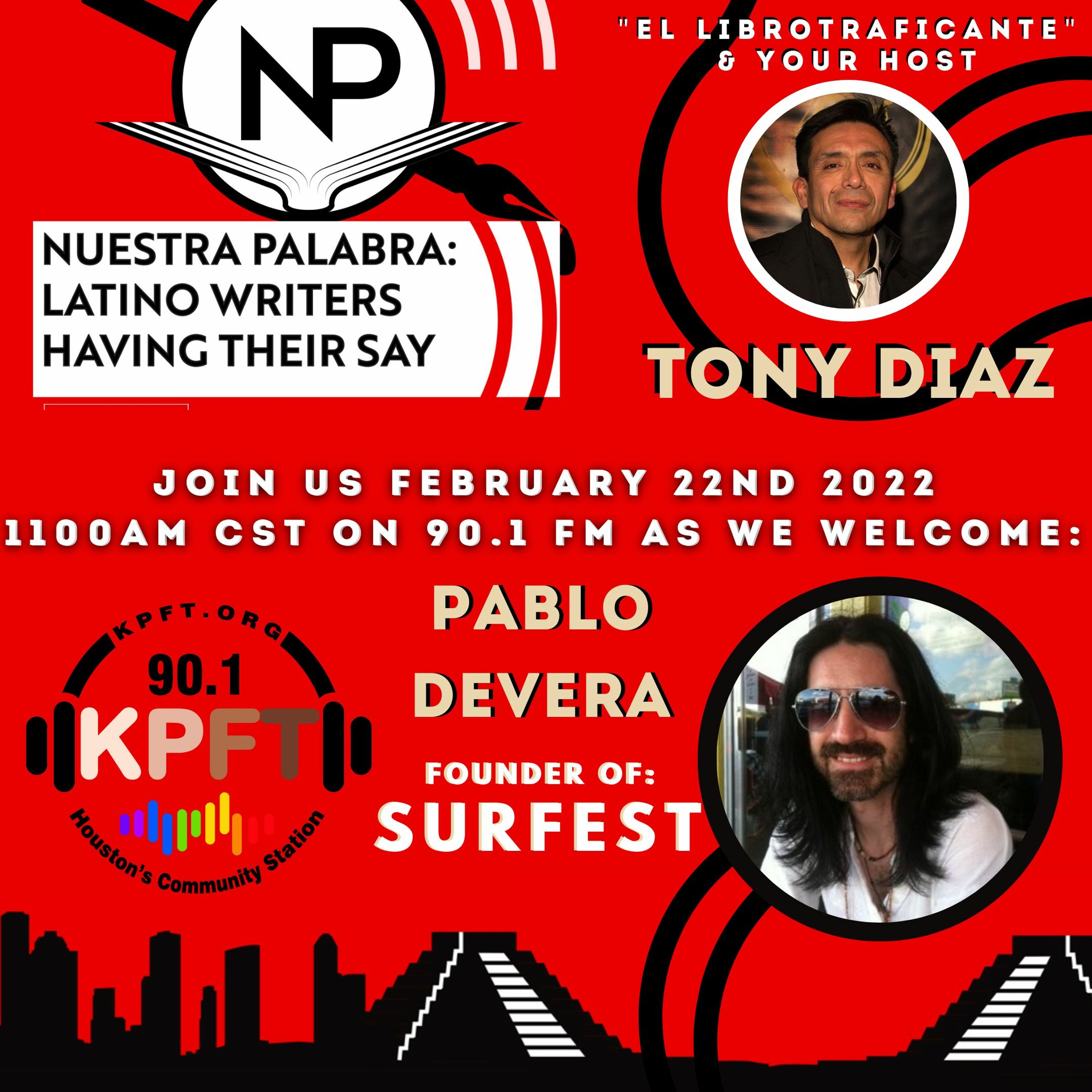 Nuestra Palabra: Latino Writers Have Their Say w/ Tony Diaz