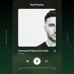 Carousel Fridays ft. Netanel. I 17.01.2025