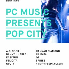 Record: PC Music Presents Pop City RBMA Radio: Live From Los Angeles July 20, 2016 8:00 PM