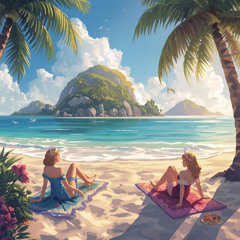 On the beach
