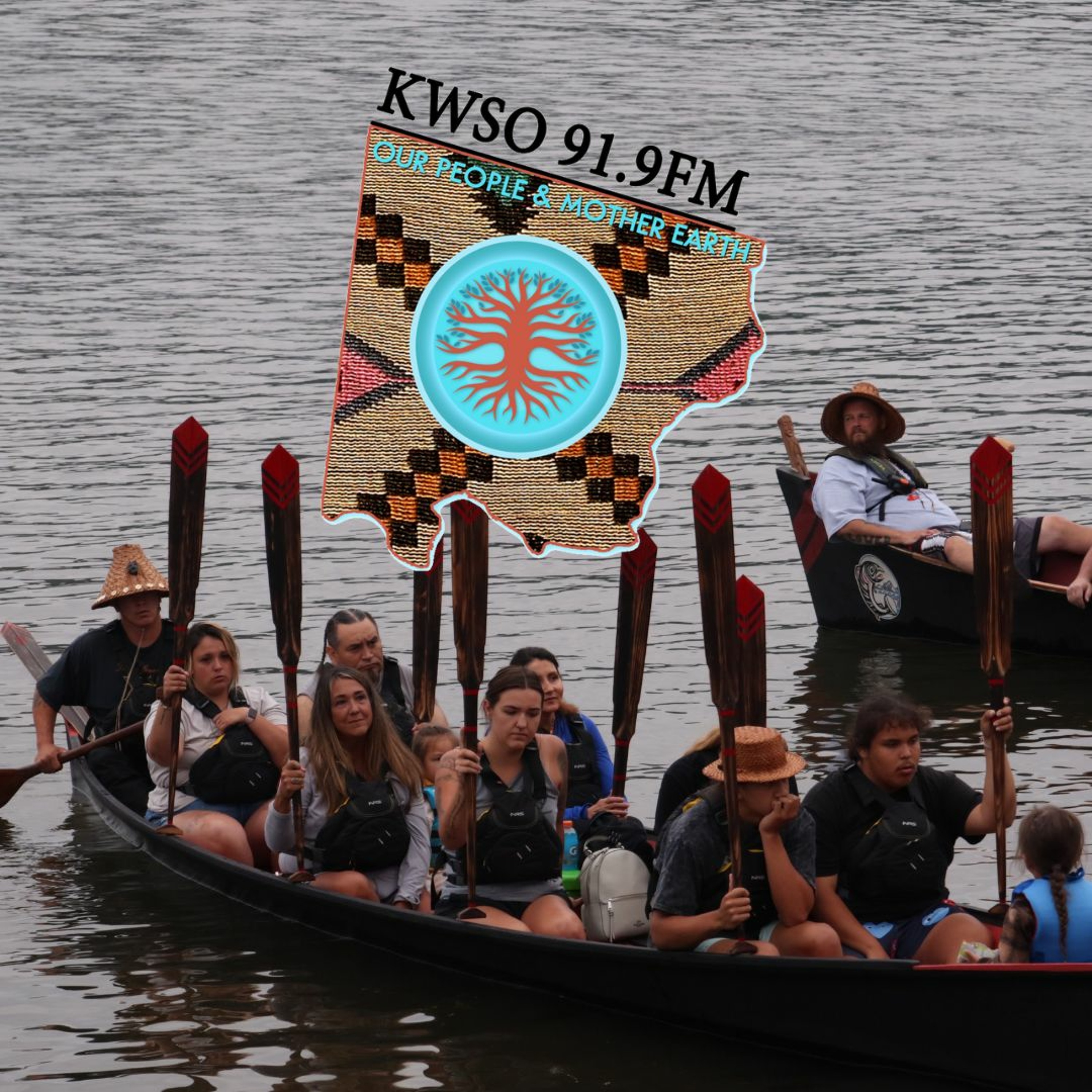 Grande Ronde Canoe Journey - KWSO Our People & MOther Earth Program Podcast episode artwork