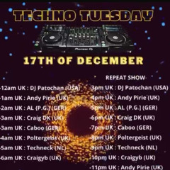 #185 Caboo - Enemies At My Back 2024 Techno Tuesday NRG RADIO 017