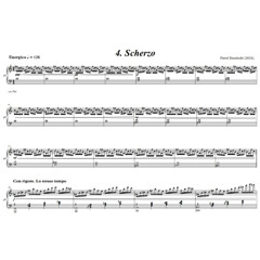 Pawel Strzelecki: 4. Scherzo ["5 Musical Moments" for Piano (2024)].