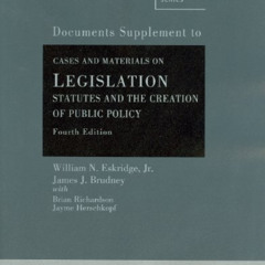 FREE EBOOK ✉️ Cases and Materials on Legislation, Statutes and the Creation of Public