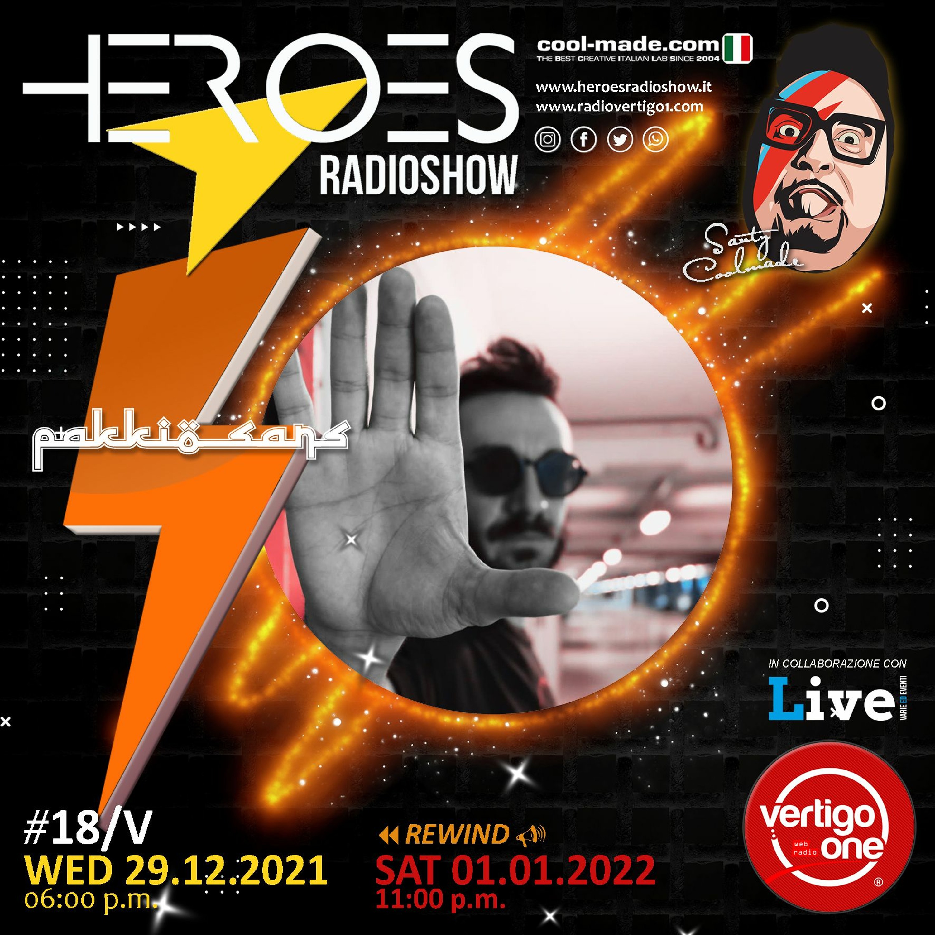 #18/2021-22> HEROES RadioShow - Special Guest PAKKIO SANS episode artwork