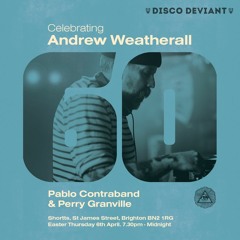 Andrew Weatherall Live at Disco Deviant, Brighton pt.2 (recorded 1st Feb 2020)