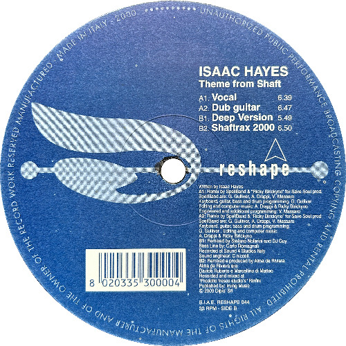Isaac Hayes - Theme From Shaft (Deep Version) (2000)