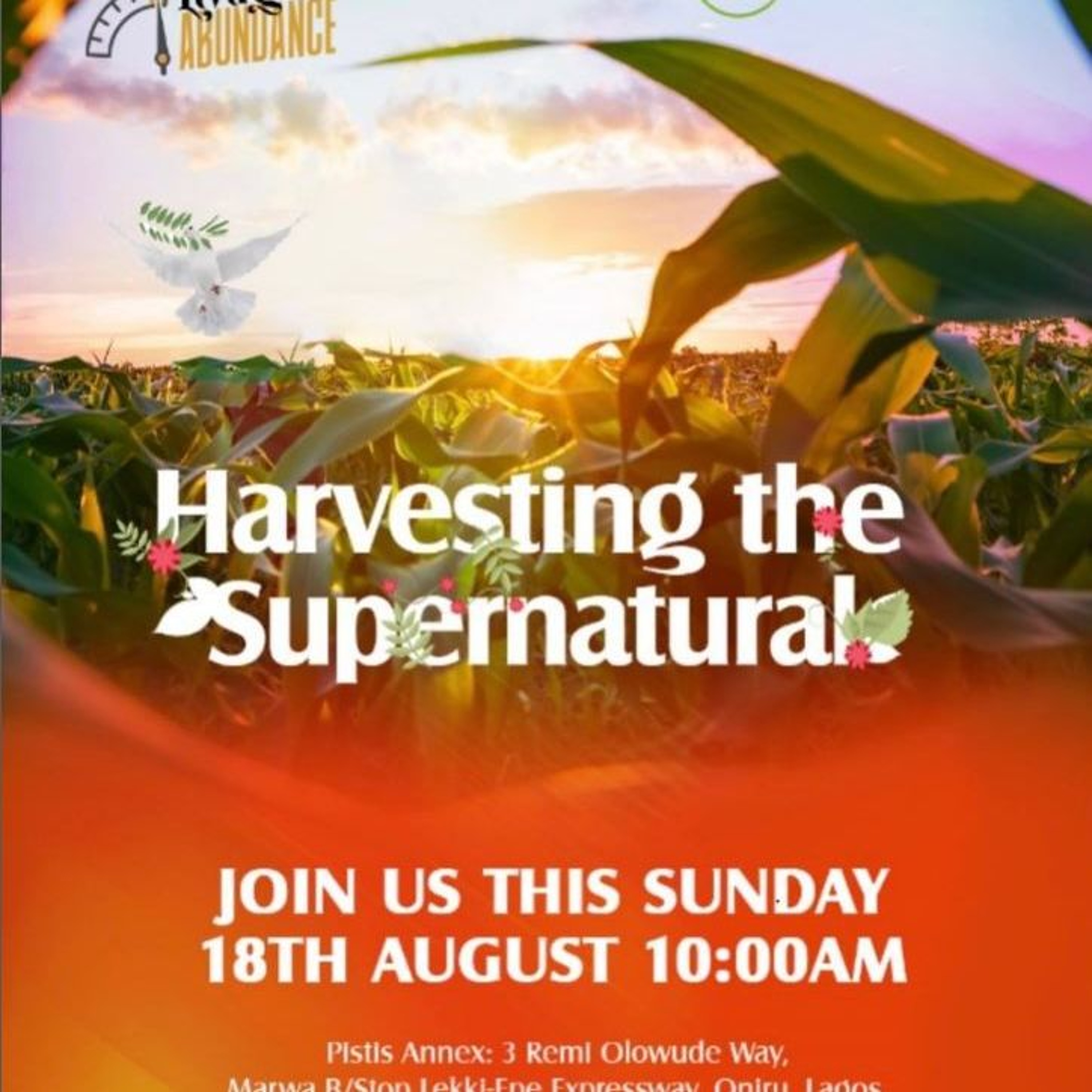 Harvesting the Supernatural
