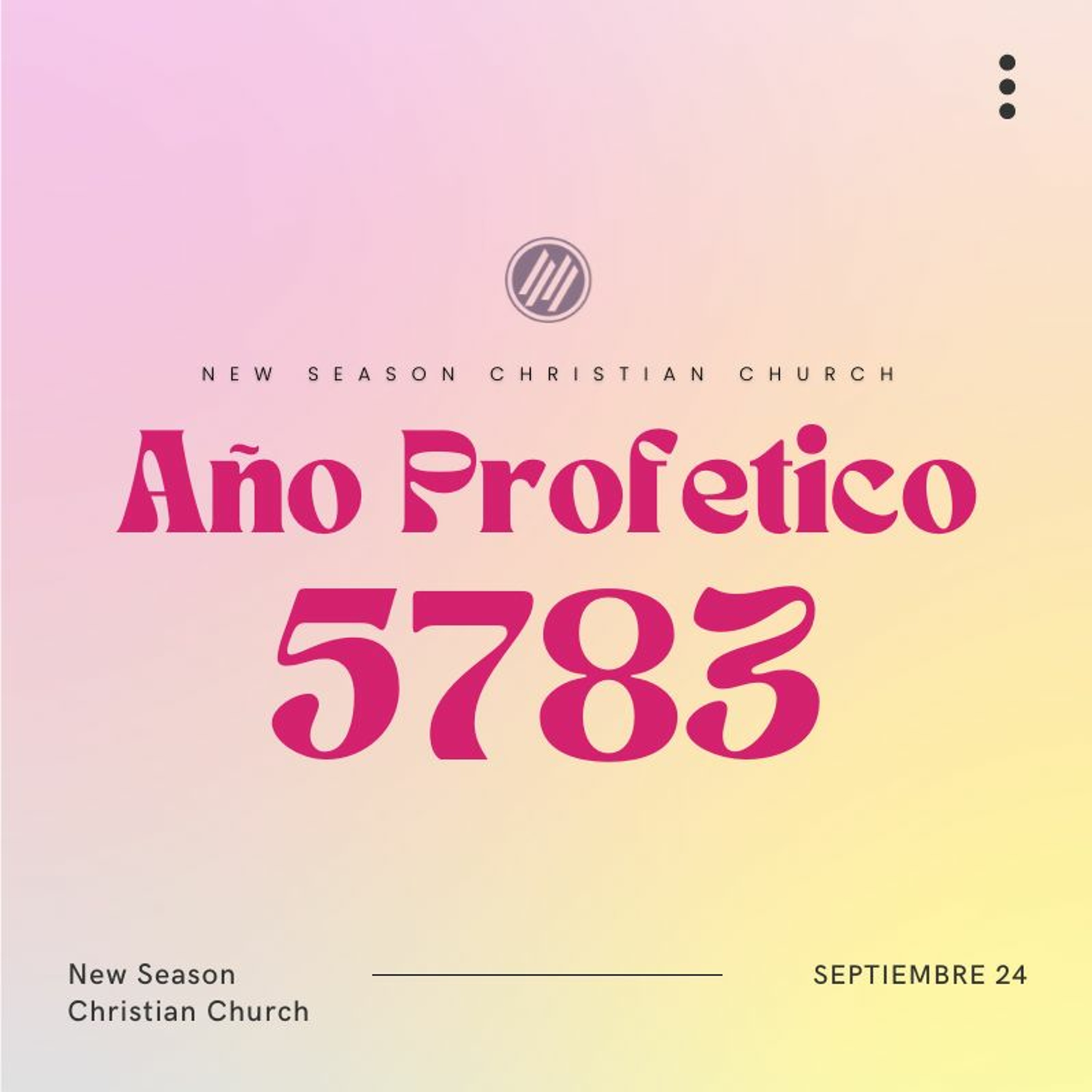 Año Profetico 5783  :: Pastor David Araujo | 09.25.2022 episode artwork