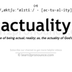 Actuality Instrumental