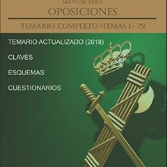 [Read] [KINDLE PDF EBOOK EPUB] Guardia Civil - Manual para oposiciones: Temario COMPL