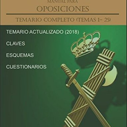 [Get] [PDF EBOOK EPUB KINDLE] Guardia Civil - Manual para oposiciones: Temario COMPLE