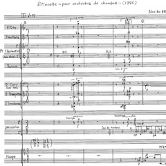 “Etincelle”- for chamber orchestra (1996)