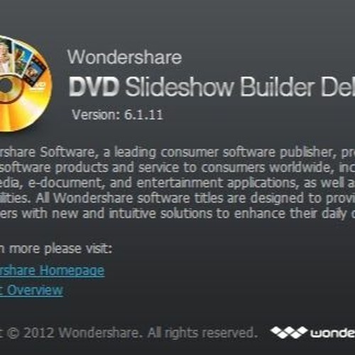 Stream Wondershare Dvd Slideshow Builder Deluxe 6.1.11 Keygen Crackl by  AnimVlisbi | Listen online for free on SoundCloud