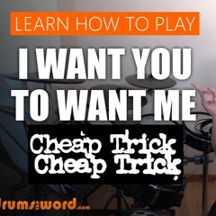 ★ I Want You To Want Me (Cheap Trick) ★ Drum Lesson PREVIEW | How To Play Song (Bun E Carlos)