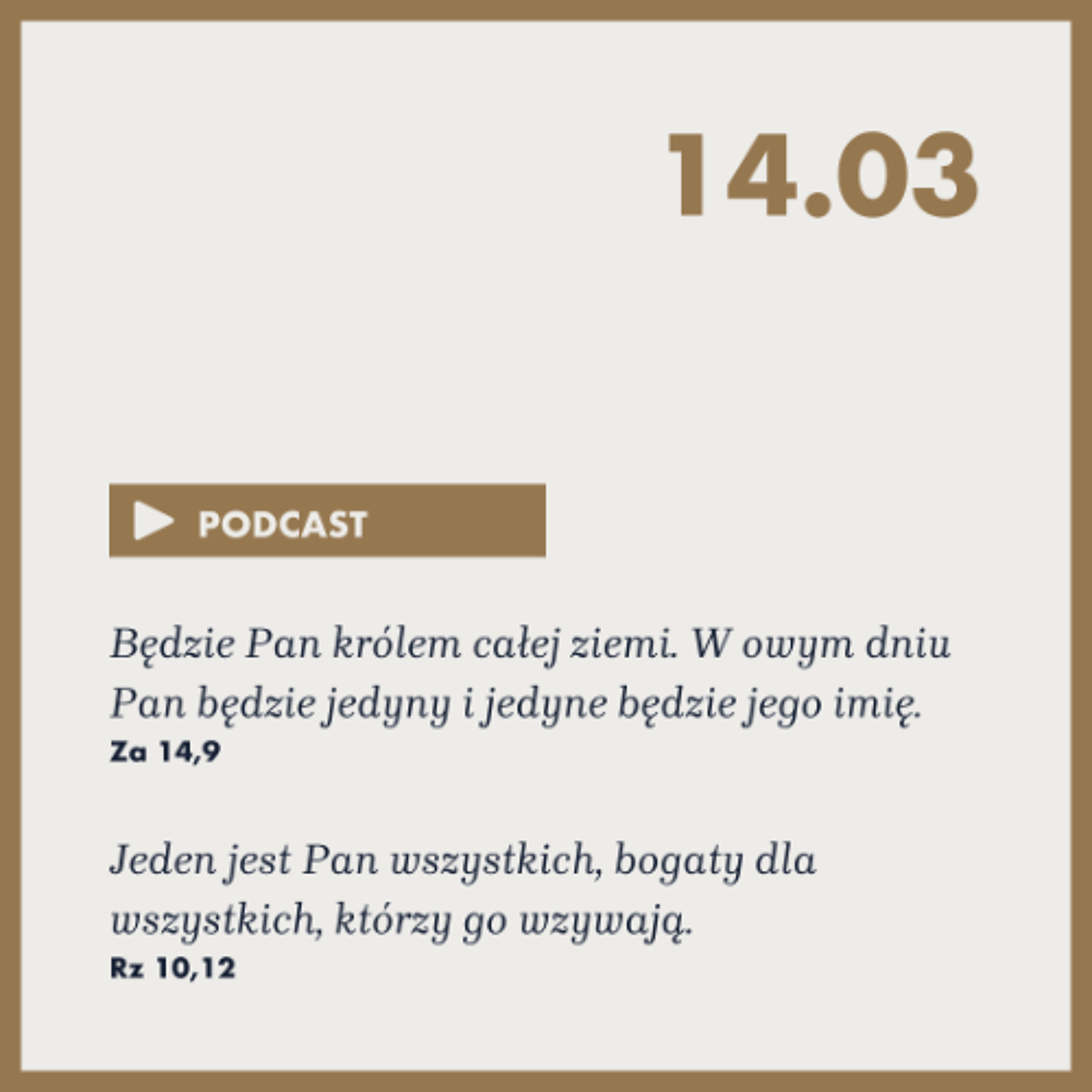 Poranek ze Słowem na 14 marca 2025 episode artwork