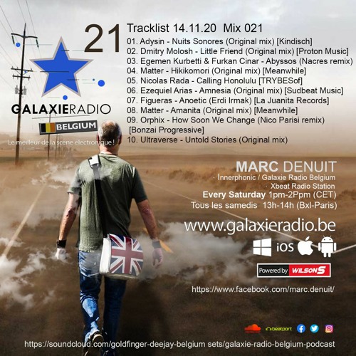Planet Progressiv' Marc Denuit (be)Mix 021 Galaxie Radio Belgium