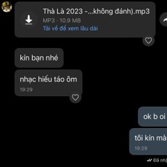 Thà Là 2023 - CT (Thằng Đỗ Trọng Tài "Bông" ra vẻ ít thôi đkmm)