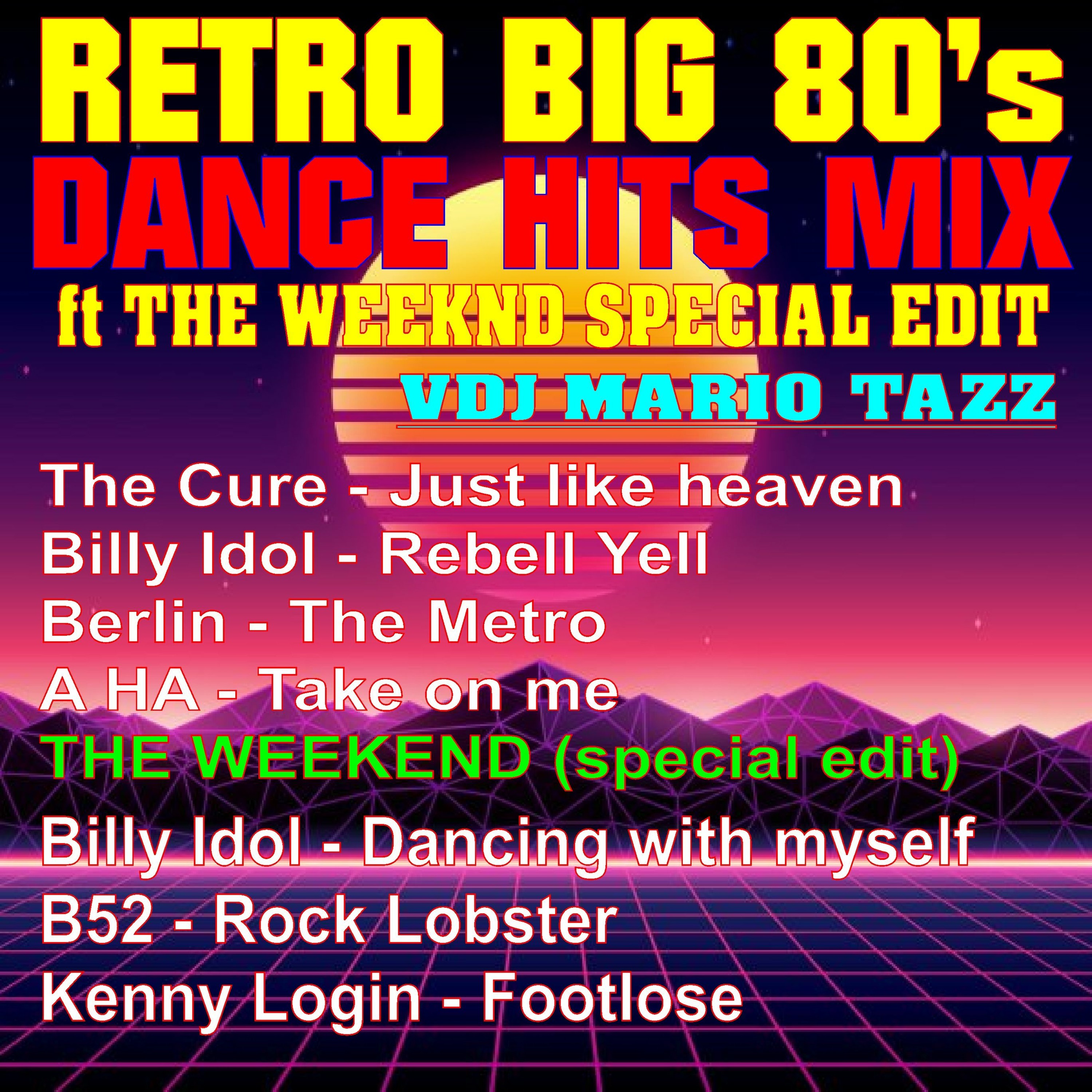 2020 RETRO BIG 80's DANCE HITS MIX Ft. THE WEEKND SPECIAL EDIT VDJ MARIO TAZZ episode artwork