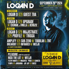 DNB COLLECTIVE PRESENTS: 25 YEARS OF LOGAN D - DJ SHAZZY