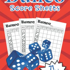 READ PDF 💑 Bunco Score Sheets: 71 One-Sided Scoring Sheets | Bunco Score Pads by  Go