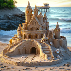 Built A Castle Out Sand