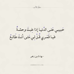 حبيبي على الدنيا عبدالرحمن محمد  - شعر بهاء الدين زهير بدون موسيقى