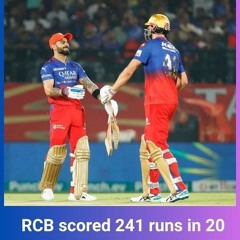 RCB defeated Punjab Kings by 60 runs in IPL 2024