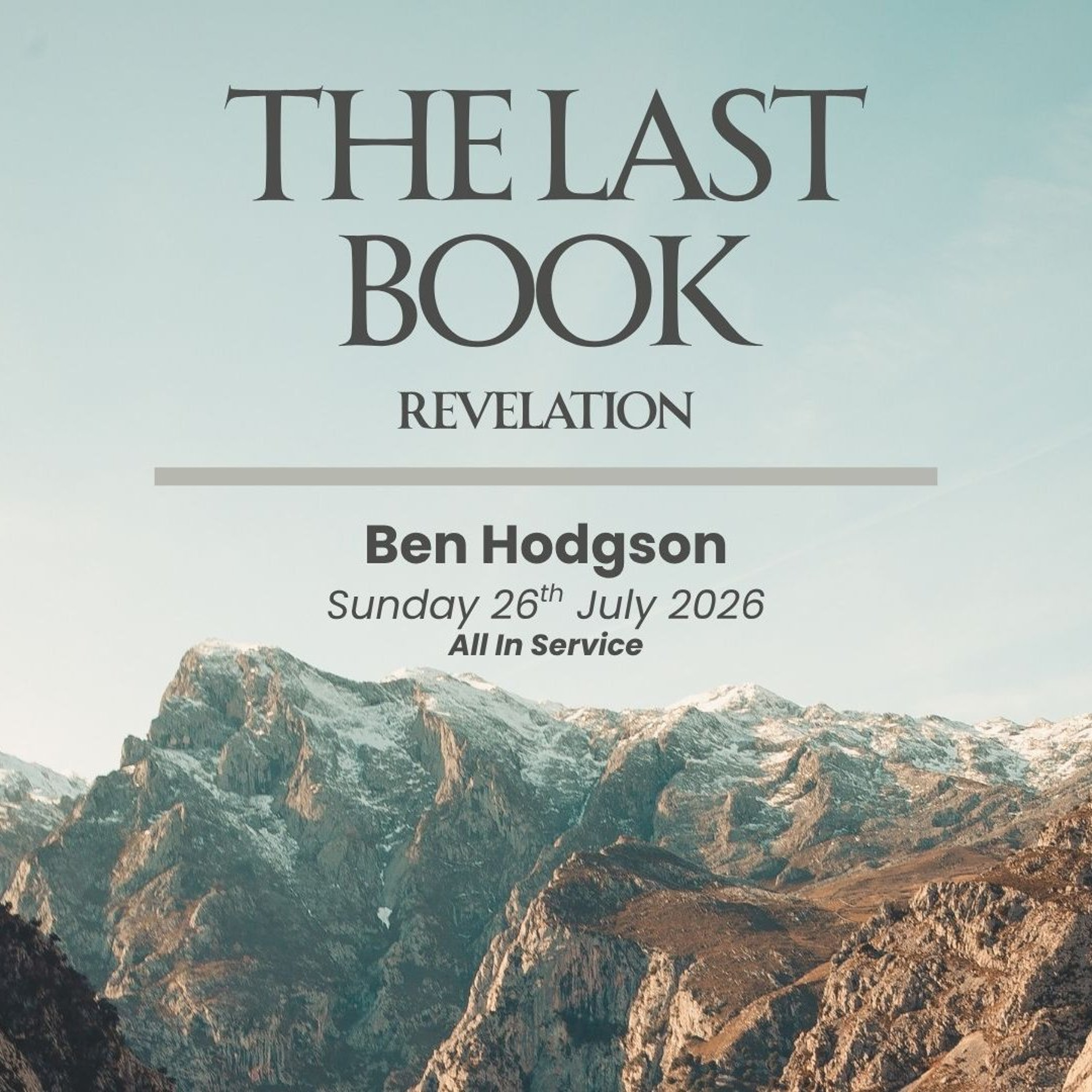 Ben Hodgson - The Last Book - Revelation (All In Service) episode artwork