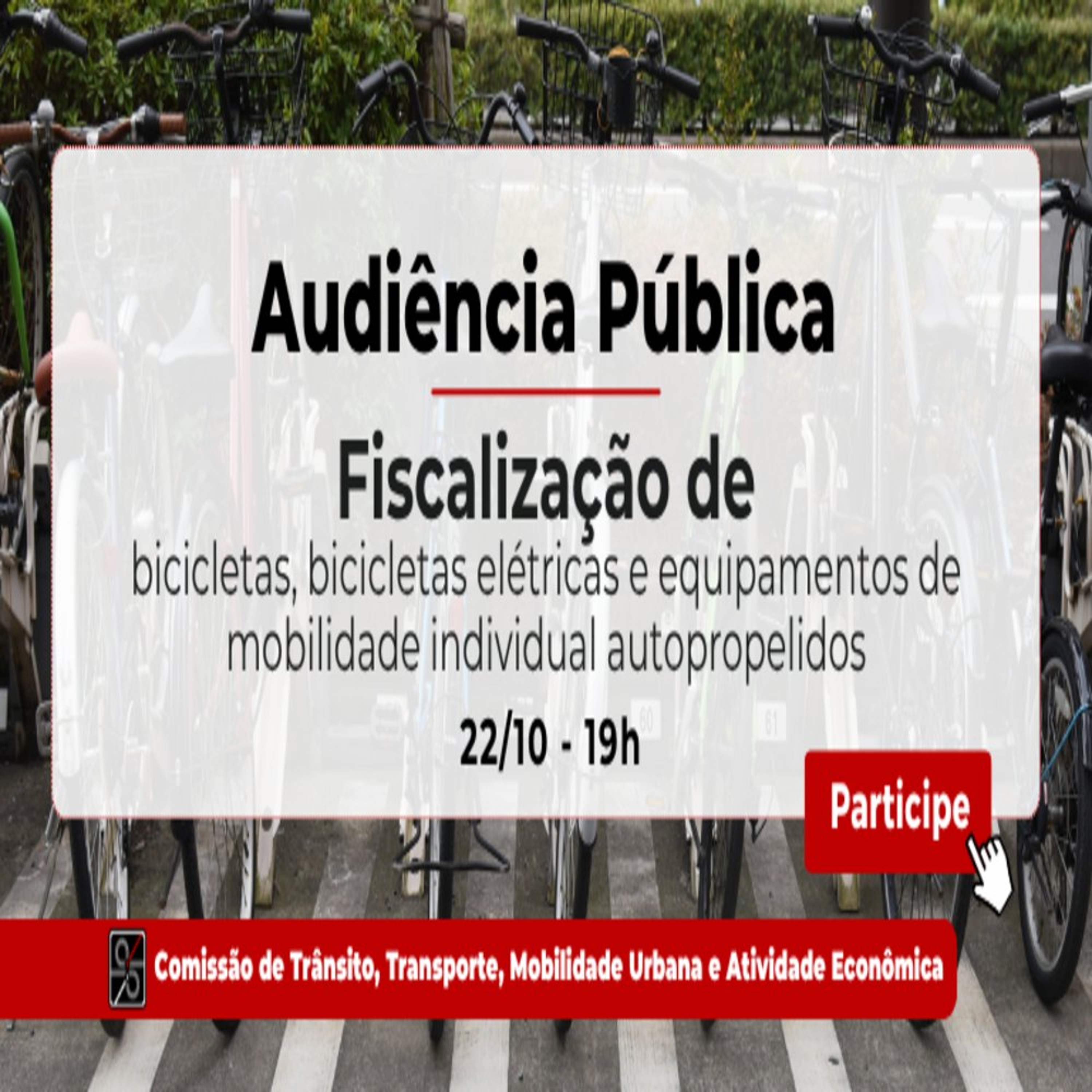 20.10.2026 = COMISSÃO DE TRÂNSITO VAI DEBATER FISCALIZAÇÃO DE BICICLETAS ELÉTRICAS,  EM AUDIÊNCIA PÚBLICA episode artwork