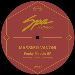 (SPA083) MASSIMO VANONI - Funky Miracle