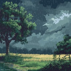 Je Te Veux (Satie) [8bit + Slowed Down + Reverb + Rain]